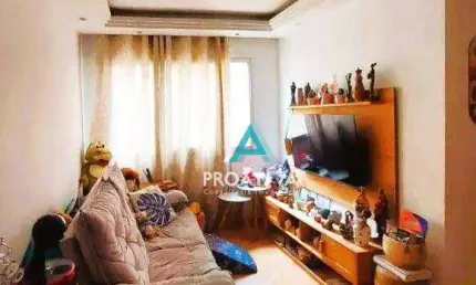 Apartamento com 2 dormitórios à venda, 63 m² - fundação - são caetano do sul/sp