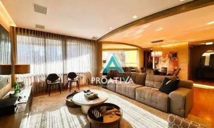 Apartamento com 4 dormitórios à venda, 227 m² - jardim - santo andré/sp