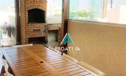 Cobertura com 3 dormitórios à venda, 198 m² - Vila Marina - Santo André/SP