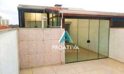 Cobertura com 2 dormitórios à venda, 100 m² - Campestre - Santo André/SP
