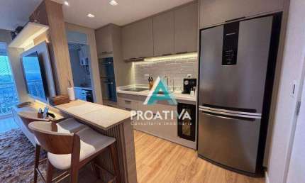 Apartamento com 2 dormitórios à venda, 64 m² - Campestre - Santo André/SP