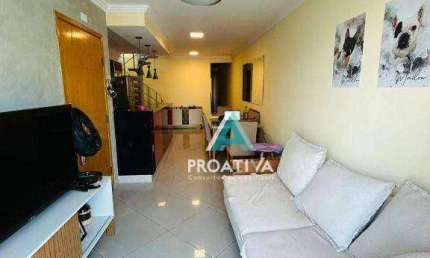 Cobertura com 3 dormitórios à venda, 154 m² - Parque das Nações - Santo André/SP