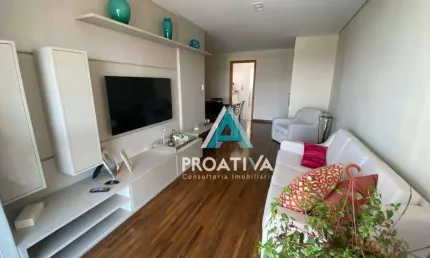 Apartamento com 3 dormitórios à venda, 103 m²  - jardim - santo andré/sp
