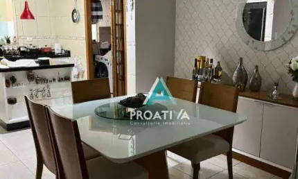 Sobrado com 3 dormitórios à venda, 200 m²  - Vila Leopoldina - Santo André/SP