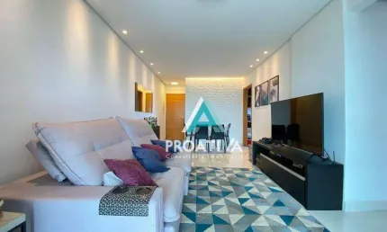 Apartamento com 2 dormitórios à venda, 78 m² - campestre - santo andré/sp