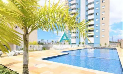 Apartamento com 2 dormitórios à venda, 60 m² - Vila Valparaíso - Santo André/SP