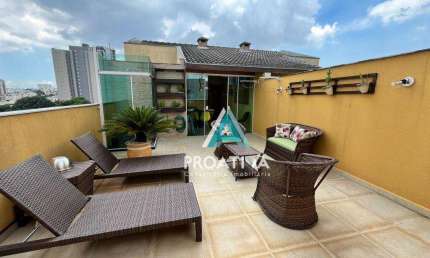 Cobertura com 2 dormitórios à venda, 100 m² - Vila Curuçá - Santo André/SP
