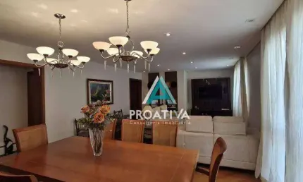Apartamento com 3 dormitórios à venda, 173 m² - centro - santo andré/sp