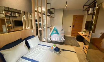 Apartamento à venda, 29 m² por r$ 351.900,05 - jardim - santo andré/sp