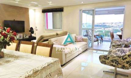 Apartamento com 3 dormitórios à venda, 124 m² - Campestre - Santo André/SP
