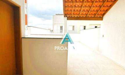 Cobertura com elevador 2 dormitórios à venda, 106 m² - Vila Curuçá - Santo André/SP