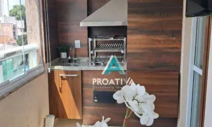 Apartamento com 2 dormitórios à venda, 79 m² - campestre - santo andré/sp