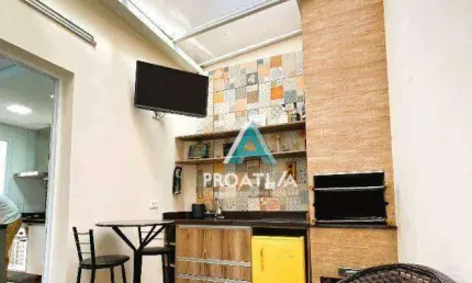 Apartamento mobiliado à venda, 77 m² por R$ 495.000 - Vila Humaitá - Santo André/SP