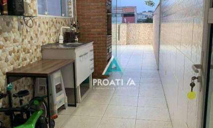 Cobertura com 2 dormitórios à venda, 82 m² - Vila Linda - Santo André/SP