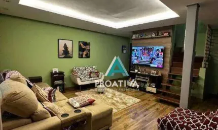 Sobrado com 3 dormitórios à venda, 191 m² - Paraíso - Santo André/SP
