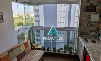 Apartamento com 2 dormitórios à venda, 63 m²  - vila assunção - santo andré/sp