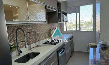 Apartamento à venda, 69 m² por R$ 540.000,05 - Vila Humaitá - Santo André/SP