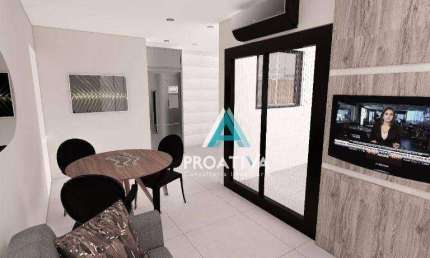 Cobertura com 2 dormitórios à venda, 88 m² - Jardim - Santo André/SP