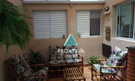 Apartamento com 3 dormitórios à venda, 80 m² por R$ 550.000,00 - Utinga - Santo André/SP