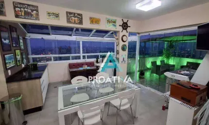 Cobertura com 3 dormitórios à venda, 158 m² por R$ 1.400.000,00 - Campestre - Santo André/SP