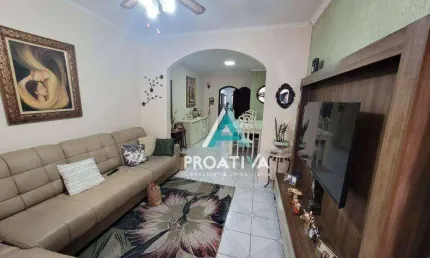 Casa com 3 dormitórios à venda, 162 m² - vila scarpelli - santo andré/sp