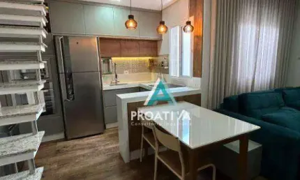 Cobertura com 2 dormitórios à venda, 108 m² por R$ 540.000,00 - Parque Novo Oratório - Santo André/SP