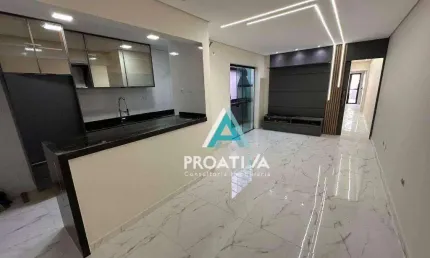 Apartamento à venda, 90 m² por r$ 730.000,05 - vila scarpelli - santo andré/sp