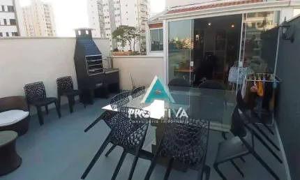 Cobertura à venda, 106 m² por r$ 795.000,00 - vila gilda - santo andré/sp