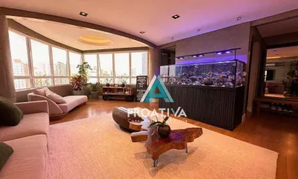 Apartamento com 4 dormitórios à venda, 227 m² por r$ 4.100.000,00 - jardim - santo andré/sp