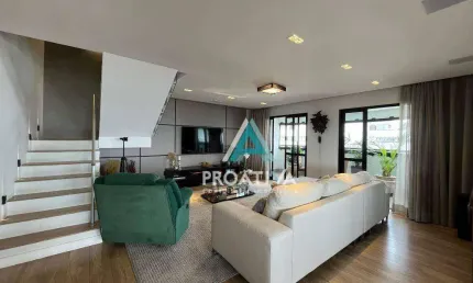 Apartamento Duplex com 3 dormitórios à venda, 284 m² - Vila Assunção - Santo André/SP