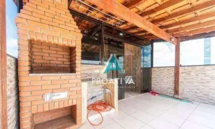 Cobertura com 2 dormitórios à venda, 76 m² por R$ 360.000,00 - Jardim Las Vegas - Santo André/SP