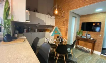 Cobertura com 2 dormitórios à venda, 100 m² por r$ 650.000,00 - jardim paraíso - santo andré/sp