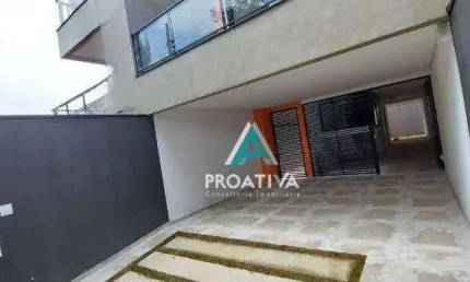 Sobrado com 3 dormitórios à venda, 195 m² - jardim paraíso - santo andré/sp
