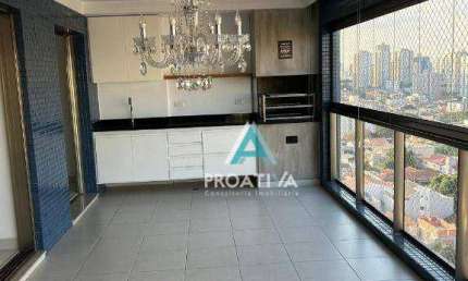 Apartamento com 4 dormitórios para alugar, 165 m² por R$ 13.050 - Jardim - Santo André/SP