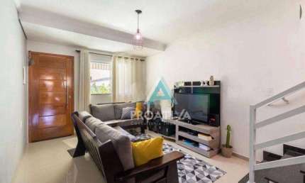 Sobrado com 3 dormitórios à venda, 96 m² - Parque das Nações - Santo André/SP