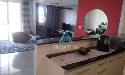 Apartamento com 3 dormitórios à venda, 75 m² por r$ 595.000,00 - vila alzira - santo andré/sp