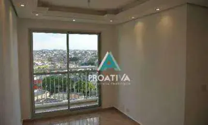 Apartamento com 3 dormitórios à venda, 60 m² por r$ 372.000,09 - vila homero thon - santo andré/sp