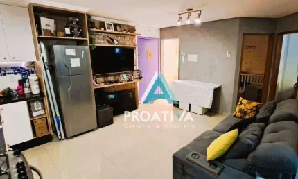 Apartamento com 2 dormitórios à venda, 50 m² por r$ 330.000,00 - vila alto de santo andré - santo andré/sp
