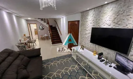 Sobrado à venda, 221 m² por R$ 1.290.000,09 - Campestre - Santo André/SP