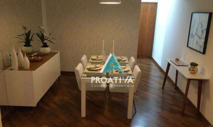 Apartamento com 3 dormitórios à venda, 86 m² - Vila Alzira - Santo André/SP