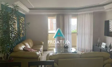 Apartamento com 4 dormitórios à venda, 135 m² - vila assunção - santo andré/sp