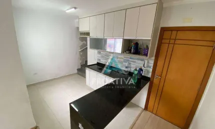 Cobertura com 2 dormitórios, 104 m² - venda ou locação vila linda  santo andré/sp