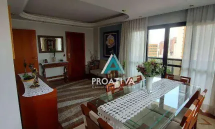Apartamento com 3 dormitórios à venda, 150 m² - vila bastos - santo andré/sp