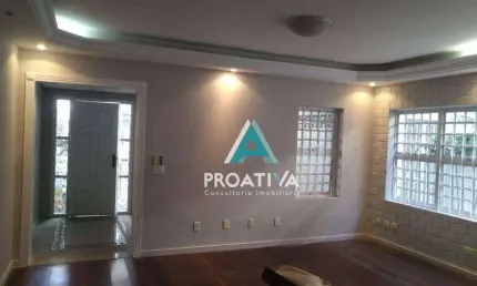 Sobrado com 3 dormitórios à venda, 196 m²  - vila scarpelli - santo andré/sp
