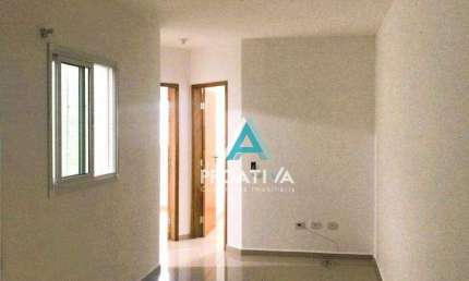 Apartamento com 2 dormitórios para alugar, 43 m² por R$ 1.940,00/mês - Jardim Cristiane - Santo André/SP