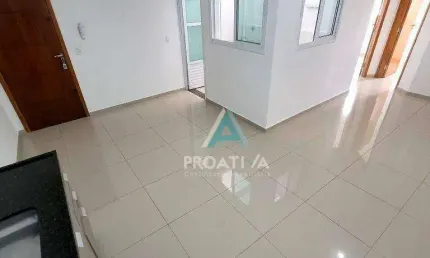 Apartamento com 2 dormitórios para alugar, 43 m² por r$ 1.790,00/mês - jardim cristiane - santo andré/sp