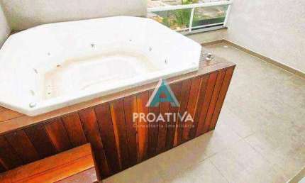 Cobertura à venda, 110 m² por R$ 795.000,00 - Vila Scarpelli - Santo André/SP