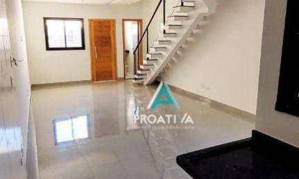 Sobrado com 3 dormitórios à venda, 129 m² por R$ 720.000,00 - Vila Curuçá - Santo André/SP