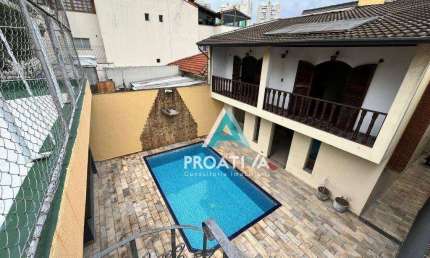 Sobrado com 5 dormitórios à venda, 550 m² por R$ 1.980.000,00 - Campestre - Santo André/SP