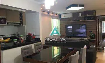 Apartamento com 3 dormitórios à venda, 80 m² - Utinga - Santo André/SP